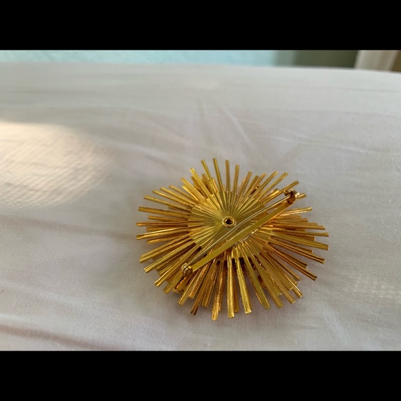 Brooch. Elegant black stone. Art Deco style - Picture 2 of 2